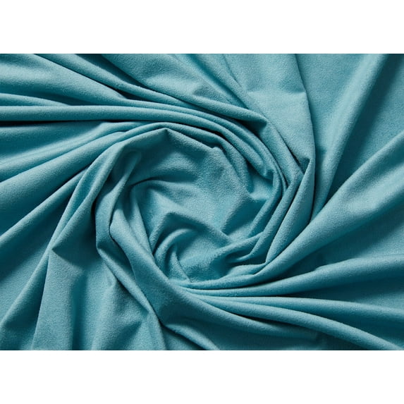 Zelouf One Side Suede Solid , Sewing, DIY, Crafts Fabric by the Yard, 412 Smoky Sky, 50 Yard