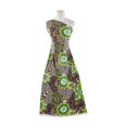 thumbnail image 1 of Zelouf Optical Knit Print , Sewing, DIY, Crafts Fabric by the Yard, 272 Cho/grn, 5 Yard, 1 of 2