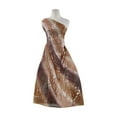 thumbnail image 1 of Zelouf Paisley Dance Foil On Bias Ombre Mjc  , Sewing, DIY, Crafts Fabric by the Yard, Dazzling Brown, 10 Yard, 1 of 2