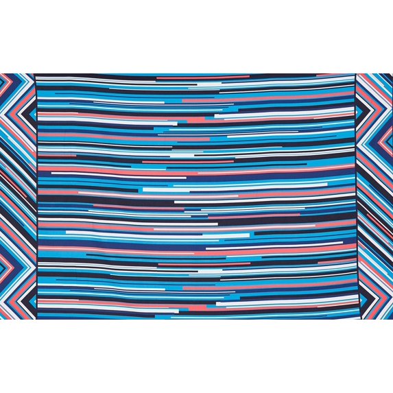 Zelouf Peach Dobby , Sewing, DIY, Crafts Fabric by the Yard, 349 Red/blue, 5 Yard