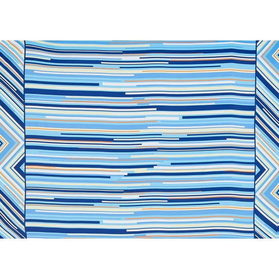 Zelouf Peach Dobby , Sewing, DIY, Crafts Fabric by the Yard, 541 Navy/lemon, 20 Yard