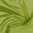 thumbnail image 1 of Zelouf Pearl Silk Chiffon , Sewing, DIY, Crafts Fabric by the Yard, Lime, 5 Yard, 1 of 6