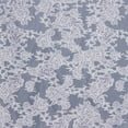 thumbnail image 1 of Zelouf Peonies Garden Organza Lurex Jacquard  , Sewing, DIY, Crafts Fabric by the Yard, Steel Mist, 1 Yard, 1 of 2