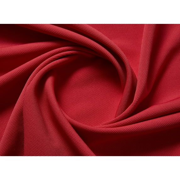 Zelouf Pique Legging Knit , Sewing, DIY, Crafts Fabric by the Yard, Coral, 5 Yard