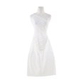 thumbnail image 1 of Zelouf Pleated Liberty Flower Lace  , Sewing, DIY, Crafts Fabric by the Yard, White, 20 Yard, 1 of 2