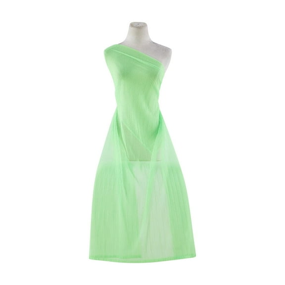 Zelouf Pleated Tulle  , Sewing, DIY, Crafts Fabric by the Yard, Miami Lime, 3 Yard
