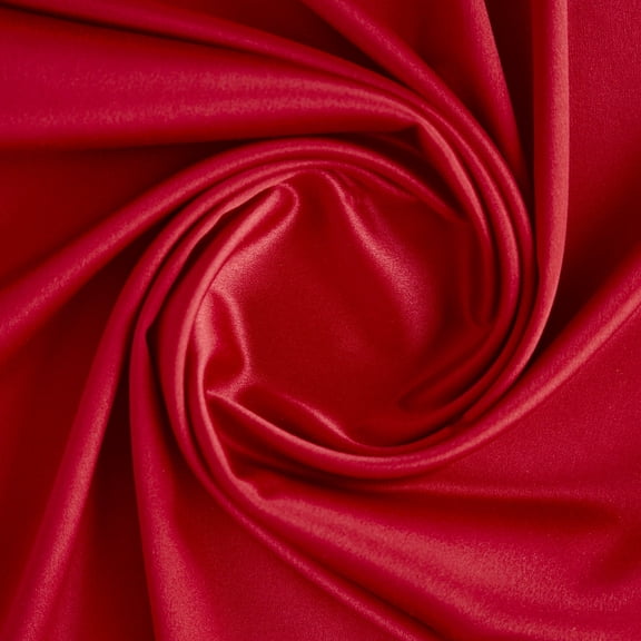 Zelouf Poly/rayon Spandex , Sewing, DIY, Crafts Fabric by the Yard, Red, 3 Yard