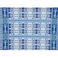 thumbnail image 1 of Zelouf Print Ity  , Sewing, DIY, Crafts Fabric by the Yard, 434 Blue/red, 3 Yard, 1 of 2