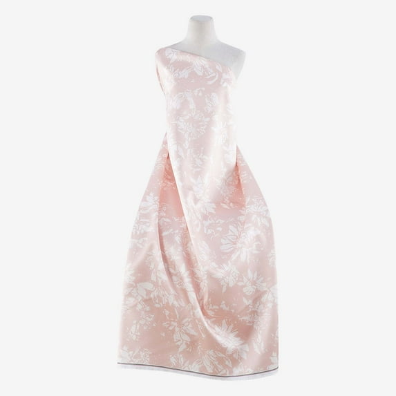 Zelouf Print Mikado , Sewing, DIY, Crafts Fabric by the Yard, 888 Peach/lightpeach, 5 Yard