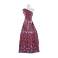 thumbnail image 1 of Zelouf Print On Ity  , Sewing, DIY, Crafts Fabric by the Yard, 384 Wine/blue, 3 Yard, 1 of 2