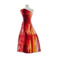 thumbnail image 1 of Zelouf Print On Ity  , Sewing, DIY, Crafts Fabric by the Yard, 385 Red/gold, 20 Yard, 1 of 2