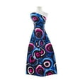 thumbnail image 1 of Zelouf Print On Ity  , Sewing, DIY, Crafts Fabric by the Yard, 739 Navy/fush, 5 Yard, 1 of 2