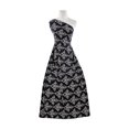 thumbnail image 1 of Zelouf Print On Ity  , Sewing, DIY, Crafts Fabric by the Yard, 919 Blk/bisque, 20 Yard, 1 of 2