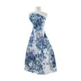 thumbnail image 1 of Zelouf Print On Yoryu  , Sewing, DIY, Crafts Fabric by the Yard, 409 Blue/grey, 10 Yard, 1 of 2