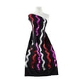 thumbnail image 1 of Zelouf Print Rayon Spandex W/seq  , Sewing, DIY, Crafts Fabric by the Yard, 930 Blk/red, 3 Yard, 1 of 2