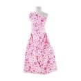 thumbnail image 1 of Zelouf Printed Shantung  , Sewing, DIY, Crafts Fabric by the Yard, Pink/fuchsia, 7 Yard, 1 of 2