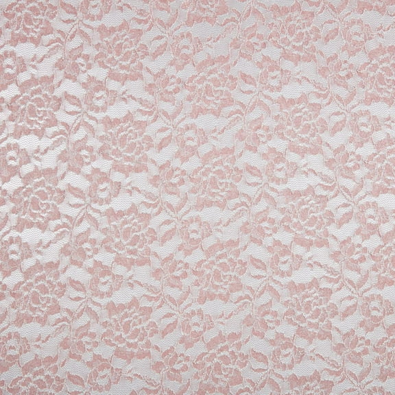 Zelouf Purely Stretch Glitter Lace  , Sewing, DIY, Crafts Fabric by the Yard, Mauve Allure, 3 Yard