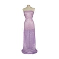 thumbnail image 1 of Zelouf Ravie Foil Lace , Sewing, DIY, Crafts Fabric by the Yard, Vibrant Lilac, 1 Yard, 1 of 3