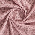 thumbnail image 1 of Zelouf Ravie Holo Glitter Scallop Lace  , Sewing, DIY, Crafts Fabric by the Yard, Perfect Rose, 10 Yard, 1 of 3