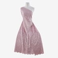 thumbnail image 1 of Zelouf Ravie Lace W/glitter & Scallop  , Sewing, DIY, Crafts Fabric by the Yard, Rose Shadow, 1 Yard, 1 of 2