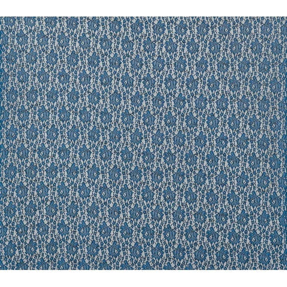 Zelouf Remarkable Floral Trans Scallop , Sewing, DIY, Crafts Fabric by the Yard, Sea Delight, 7 Yard