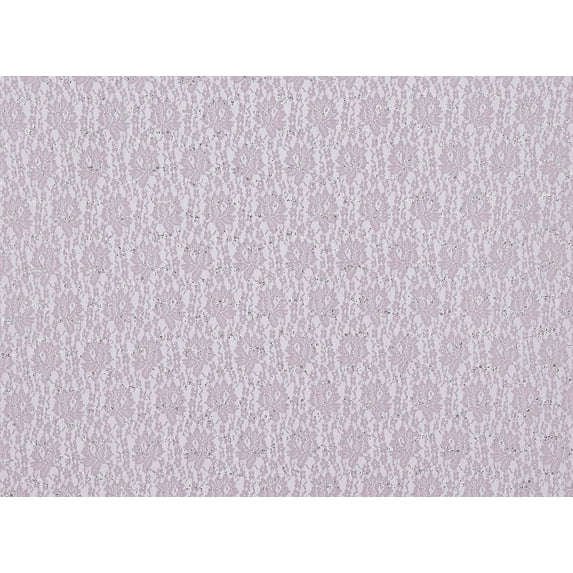 Zelouf Remarkable Floral Trans Scallop , Sewing, DIY, Crafts Fabric by the Yard, Taupe Mist, 7 Yard