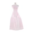 thumbnail image 1 of Zelouf Ribbon Sutash W/ Zig Zag Yarn And Holo Seq On Tulle  , Sewing, DIY, Crafts Fabric by the Yard, Pink, 5 Yard, 1 of 2