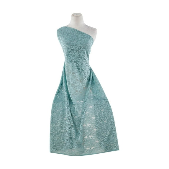 Zelouf Rio Mini Glitter Stretch Lace , Sewing, DIY, Crafts Fabric by the Yard, Dusty Sage, 5 Yard