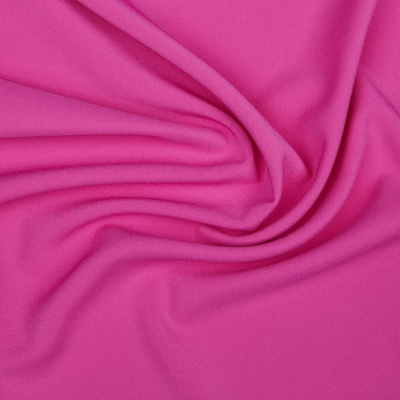 Zelouf Rock Double Weave Stretch Twill , Sewing, DIY, Crafts Fabric by the Yard, Dazzling Pink, 20 Yard