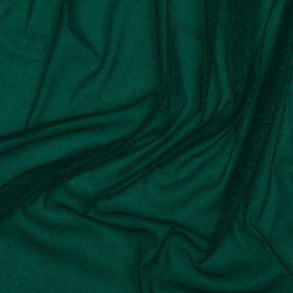 Zelouf Roller Glitter Chiffon , Sewing, DIY, Crafts Fabric by the Yard, Opulent Teal, 7 Yard