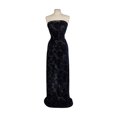 thumbnail image 1 of Zelouf Rose Burnout Velvet  , Sewing, DIY, Crafts Fabric by the Yard, Marvelous Navy, 7 Yard, 1 of 3