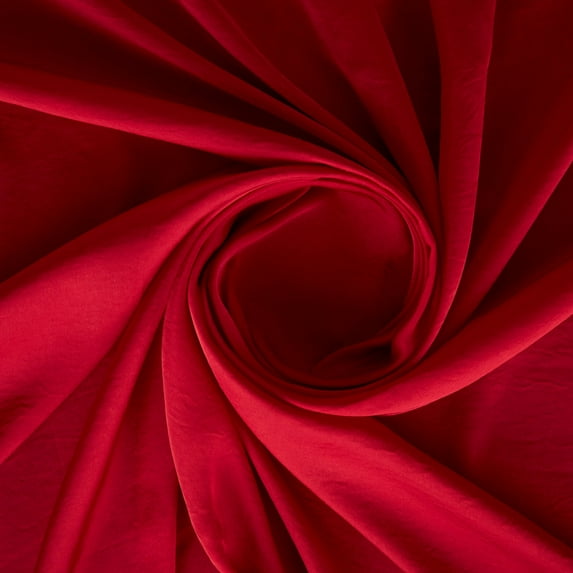 Zelouf Rumple Satin , Sewing, DIY, Crafts Fabric by the Yard, Marvelous Red, 10 Yard