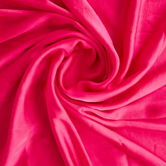 Zelouf Rumple Satin , Sewing, DIY, Crafts Fabric by the Yard, Modern Pink, 50 Yard