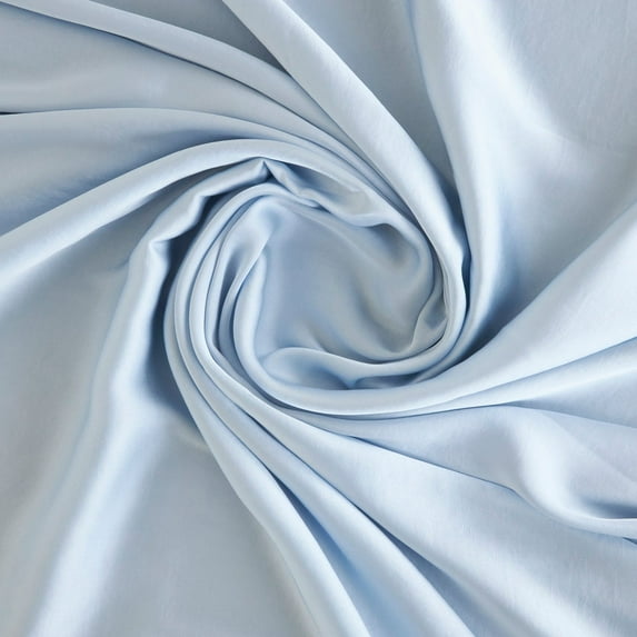Zelouf Rumple Satin , Sewing, DIY, Crafts Fabric by the Yard, Serene Blue, 7 Yard