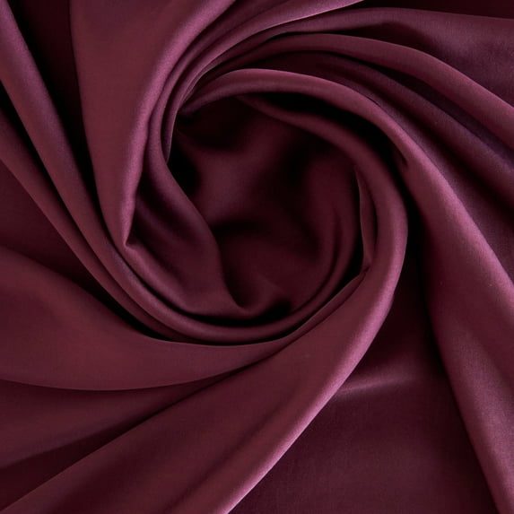 Zelouf Rumple Satin , Sewing, DIY, Crafts Fabric by the Yard, Wine, 10 Yard