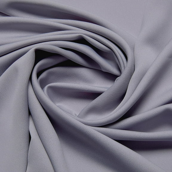 Zelouf Ryann Satin Crepe  , Sewing, DIY, Crafts Fabric by the Yard, 000 Silver, 10 Yard