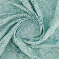 thumbnail image 1 of Zelouf Ryleigh Embroidery On Stretch Lace  , Sewing, DIY, Crafts Fabric by the Yard, Tranquil Aqua, 20 Yard, 1 of 4