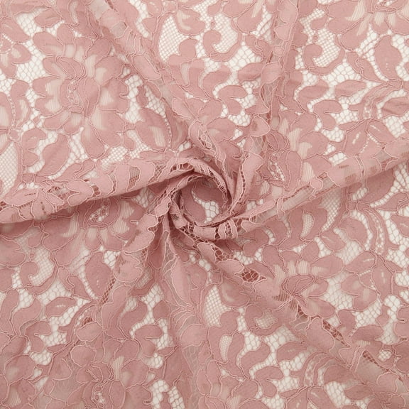 Zelouf Saint Lace Panel 1.75  , Sewing, DIY, Crafts Fabric by the Yard, Rose Breeze, 3 Yard