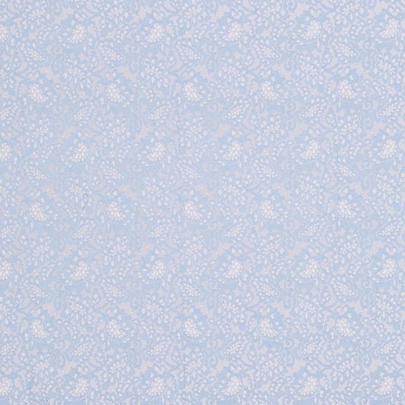 Zelouf Sashay Corded Lace [1.75 Yd Panel]  , Sewing, DIY, Crafts Fabric by the Yard, Sky Mist, 3 Yard