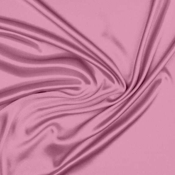Zelouf Satin Knit Lining , Sewing, DIY, Crafts Fabric by the Yard, Spring Pink, 1 Yard