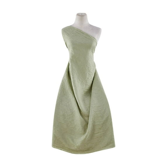 Zelouf Scroll Washer Shimmer Jacquard , Sewing, DIY, Crafts Fabric by the Yard, Sparkling Sage, 3 Yard