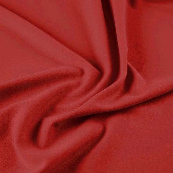 Zelouf Scuba Crepe , Sewing, DIY, Crafts Fabric by the Yard, Dazzling Poppy, 7 Yard