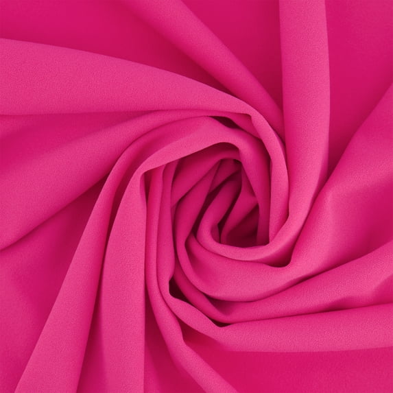 Zelouf Scuba Crepe , Sewing, DIY, Crafts Fabric by the Yard, Vibrant Pink, 10 Yard