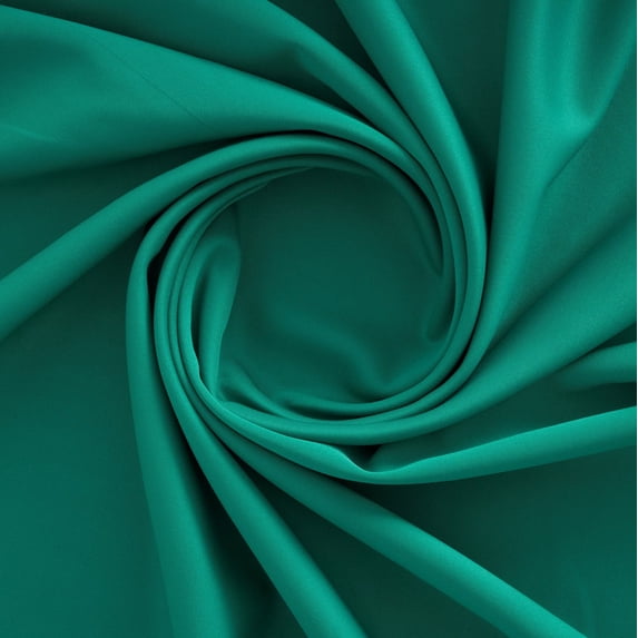 Zelouf Scuba Knit , Sewing, DIY, Crafts Fabric by the Yard, Pop Teal, 1 Yard