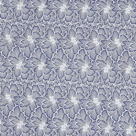 Zelouf Seashell Lurex Knit Bonded Two Tone Lace , Sewing, DIY, Crafts Fabric by the Yard, Navy Bliss, 3 Yard