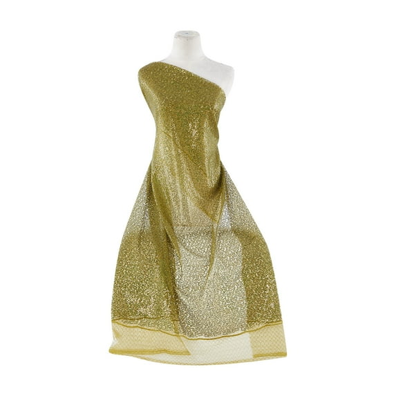 Zelouf Sequin Web Tulle , Sewing, DIY, Crafts Fabric by the Yard, Olive, 20 Yard
