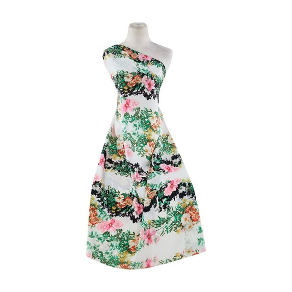 Zelouf Shadow Botanical On Cdc , Sewing, DIY, Crafts Fabric by the Yard, 193 Pink/black, 50 Yard