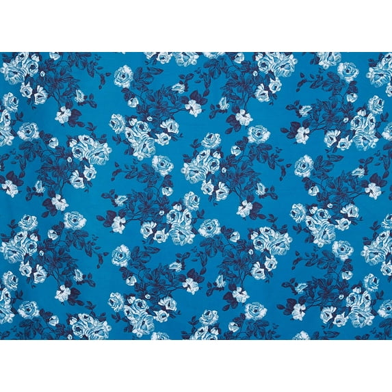 Zelouf Shantung Dull Side-Digital Sample , Sewing, DIY, Crafts Fabric by the Yard, C339Fchsia/blsh, 5 Yard
