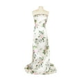 thumbnail image 1 of Zelouf Sharon Print Dot Foil Mikado  , Sewing, DIY, Crafts Fabric by the Yard, Shell Rose, 20 Yard, 1 of 2