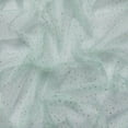 thumbnail image 1 of Zelouf Sheer Glitter Tulle , Sewing, DIY, Crafts Fabric by the Yard, Powder Grn/gld, 5 Yard, 1 of 2